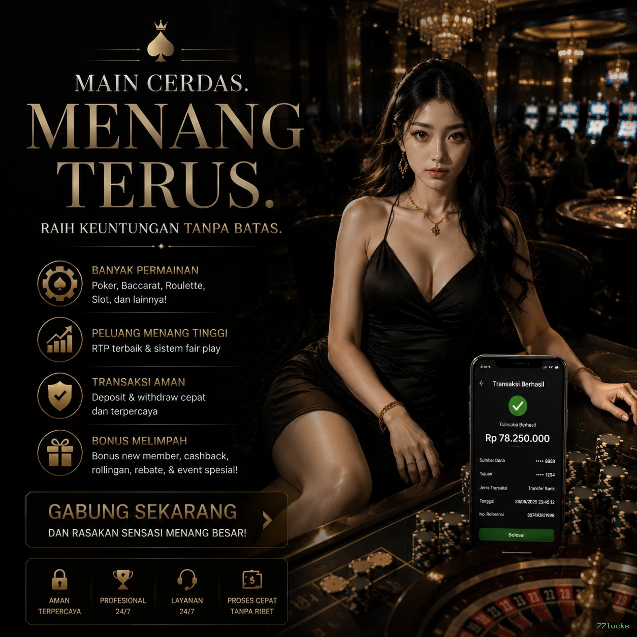 77lucks Tutorial Pemain
